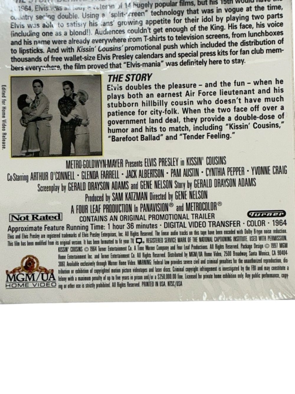 Elvis  Kissin' Cousins 1964 Movie VHS Vintage Commemorative Collection New - Picture 4 of 16